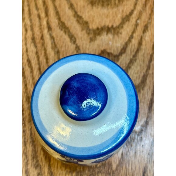 Vintage M.A Hadley Pottery Handpainted Farm Girl Farmers Wife Sugar Bowl/ Sugar - Picture 5 of 8